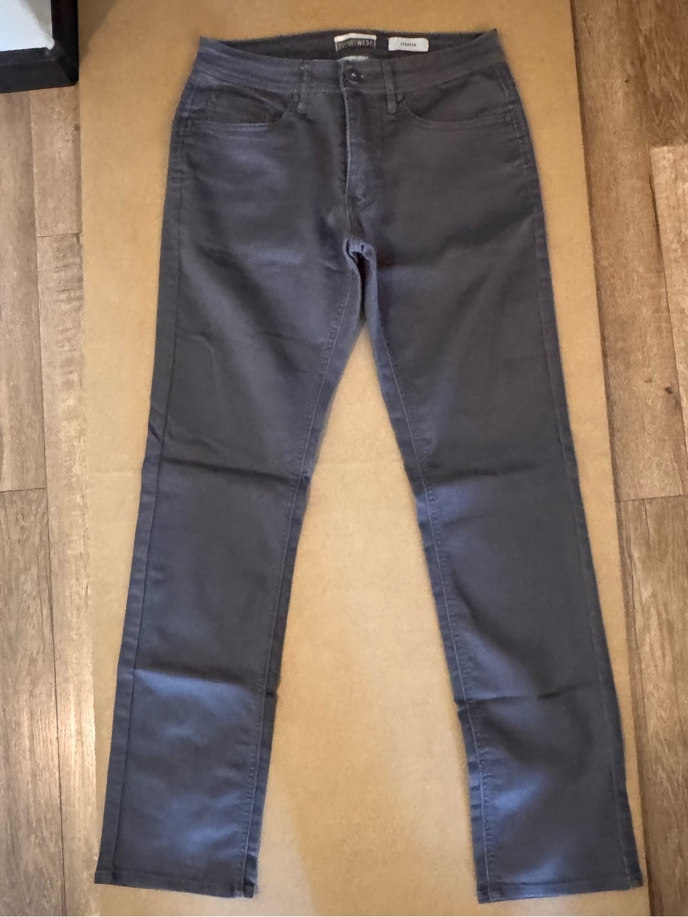 Depart West Men’s Trouper Dark Gray Stretch Jeans